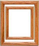 Oak Rectangle Frame