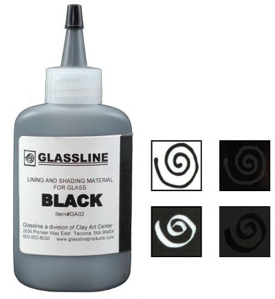 Glassline Black Paint