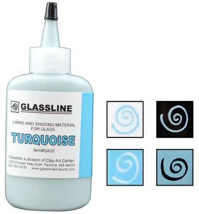 Glassline Charcoal Grey Bubble Paint 5g Fused Fusing Glass COE90 & 96 Float Art 