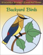 Backyard Birds 2, Suncatcher, bird pattern, Stained Glass Pattern,  glasswork Pattern, Suncatcher Pattern
